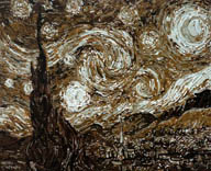 STARRY NIGHT, 2010, 160 x 130 cm, oil on canvas
