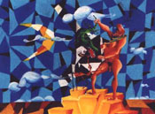 El rey de Harlem / 2000 / 30 x 40 cm / oil-pastel on paper