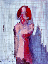 Red dress / 2002 / 90x120cm / oil on canvas 