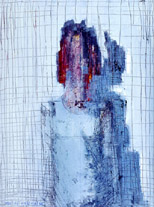 Blue dress / 2002 / 90x120cm / oil on canvas 