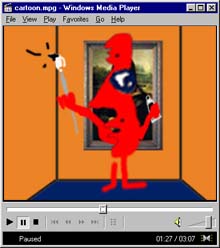 Mascot of the Museum of Modern Greek Art