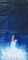 Ballet costume (blue) / 2002 / 25x52cm / oil on canvas