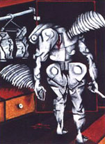 Rehabilitation  / 2001 / 50 x 70 cm / oil-pastel on paper