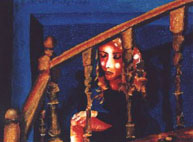 Woman on the stairs / 2000 / 60 x45 cm / oil-pastel on paper