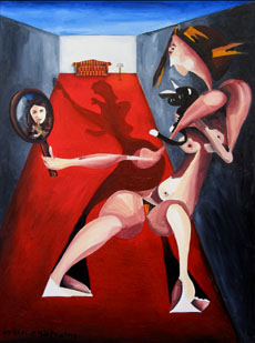 Reflection / 2001 / 90x120cm / oil on canvas