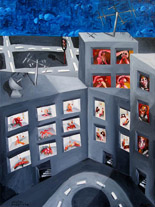 The city / 2001 / 90 x 120 cm / oil on canvas