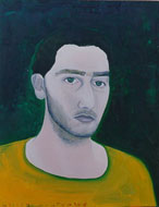Self-portrait / 1991 / 40 x 50 cm / oil on canvas