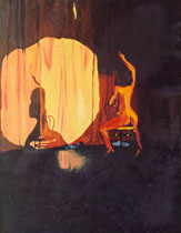 Cabaret / 1991 / 30 x 40 cm / tempera on canvas