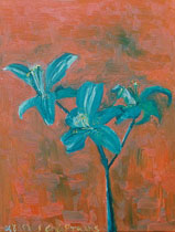 Flowers / 1992 / 40 x 50 cm / oil on canvas