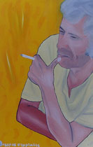 The Mathematician / 1991 / 50 x 70 cm / oil on canvas