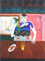 At the Bar / 1998 / 60 x 80 cm / oil on canvas