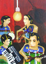 The concert (II) / 1998 / 60 x 80 cm / oil on canvas