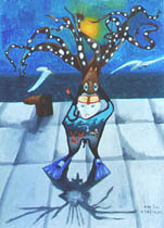 The diver / 1998 / 60 x 80 cm / oil on canvas