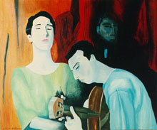 The concert (I) / 1993 / 120 x 90 cm / oil on canvas